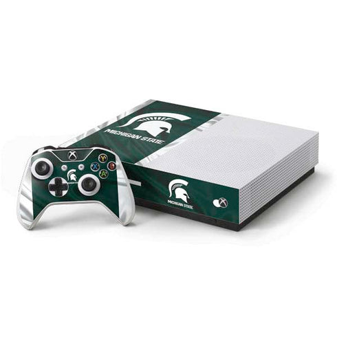 Michigan State University Away Grey Jersey Xbox One Skins